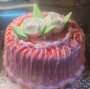 STAUBERRY CAKE(BADAL CAKE) 1KG CAKE