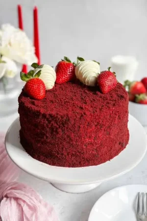 RED VELVET CAKE (100% EGGLESS CAKE ) Loco poco cakes and bakery